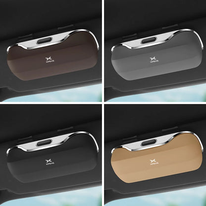 For Xpeng G6 P7 P7i X9 G3 G3i G9 P5 X2 N5 F30 H93 Car Visor Glasses Case Portable Accessories Sunglasses Holder Eyeglasses Box