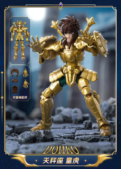 Original Blokees Gold Saint Action Figure Champion Saori Kido Seiya Mu Aiolia Assembly Figure Children Toys Birthday Gift