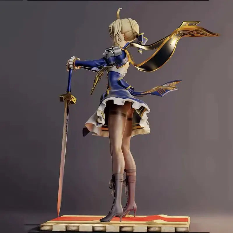 New Ane Studio Saber Altria Action Figure Fate Stay Night Anime Peripheral Desktop Collectible Statue Pvc Trendy Model Toy