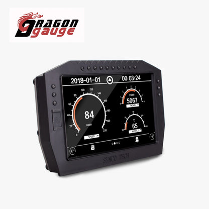 Race Dashboard Full Sensor Kit Colorful TFT Touch-Screen Life Waterproof Multi-function Racing Dash Gauge DO909