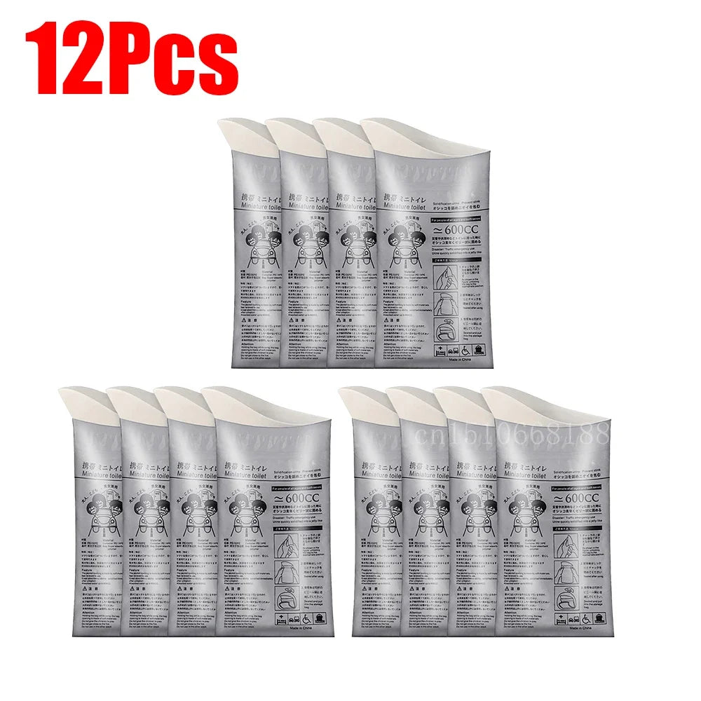 4-100Pc Outdoor Emergency Urine Bags 600ml Disposable Travel Mobile Toilet Portable Urinal Bag for Female Baby Male Vomiting Bag