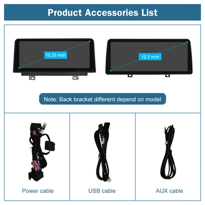 1920*720 Linux Touch Screen Wireless Carplay Android Auto Car Multimedia Player Display For BMW X1 E84 2009-2015 CIC