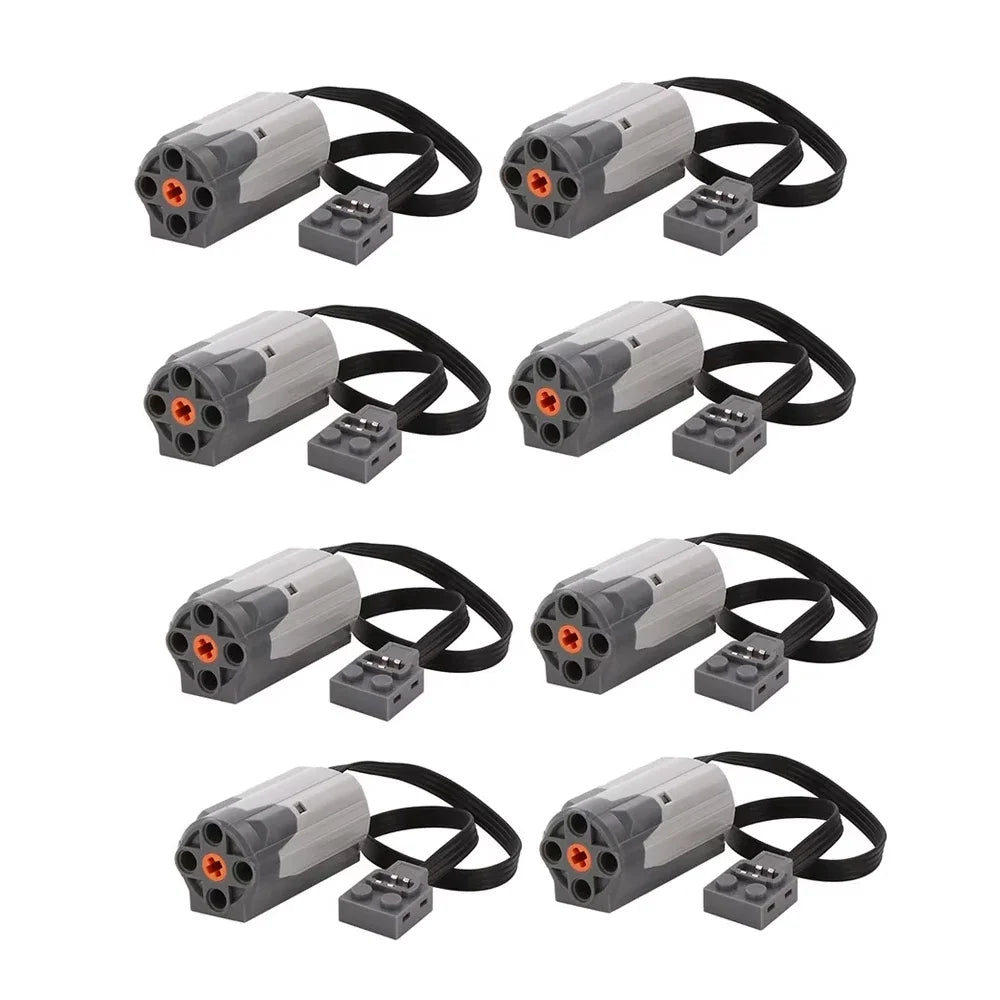 2PCS M Motor Power Functions Group MOC Technical Parts PF Blocks 8883 58120c01 Speed Motor Compatible with Legoeds DIY Kids Gift