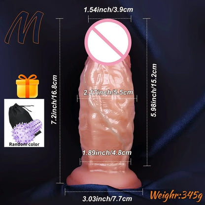 Realistic Anal Silicone Dildo Soft Huge Penis Suction Cup Vagina Adult Masturbator Cock Big Dick Butt Plug Sex Toys For Woman18+
