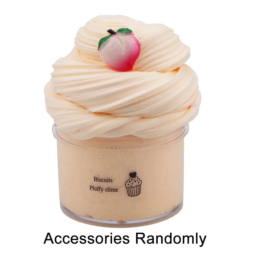 Butter Slime Kit 100ML Super Soft and Non-Stick DIY Fluffy Putty Stress Relief Toys Party Favor Toys For Kids Birthday Gifts