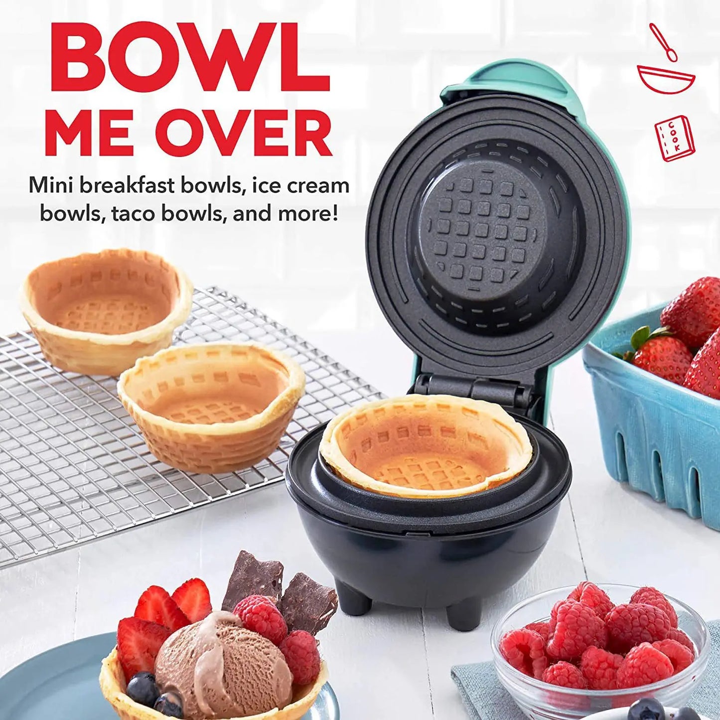 110V/220V Waffle Bowl Maker, Breakfast Maker, Cake Maker, Egg Tart Maker, Ice Cream Maker, Egg Roll Maker