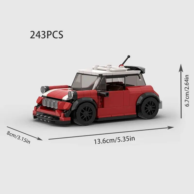 MOC Speed Car Miata MX-5 NA M3 Super Race Sport Vehicle Model Building Block Technical Racing Brick Toy Christmas Gift City