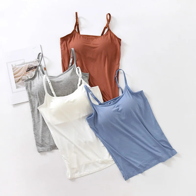 NHKDSASA Seamless Lingerie Women Vest Solid Crop Top Push Up Padded Bralette Woman Vest Basic Comfortable Soft Underwear 4XL
