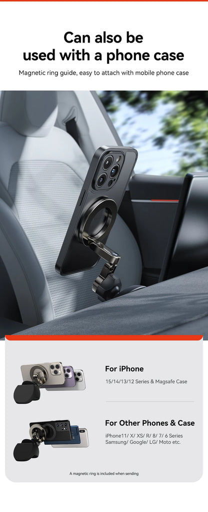 YZ For Tesla Model 3 Y/YL Highland Juniper Magnetic Car Phone Holder 360 Degree Rotation Metal Car Mount for All  Phones