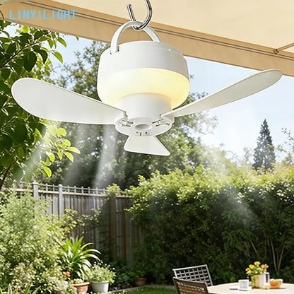 Camping Fan Portable Camping Fan Rechargeable Electric Fan Rechargeable Wireless Fan Outdoor Camping Fan for Bedroom Camping