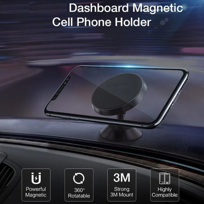 Magnetic Phone Holder for Car, Magnetic Car Mount for Cell Phone, 360° Rotation Universal Car Holder Fits All Smartphones