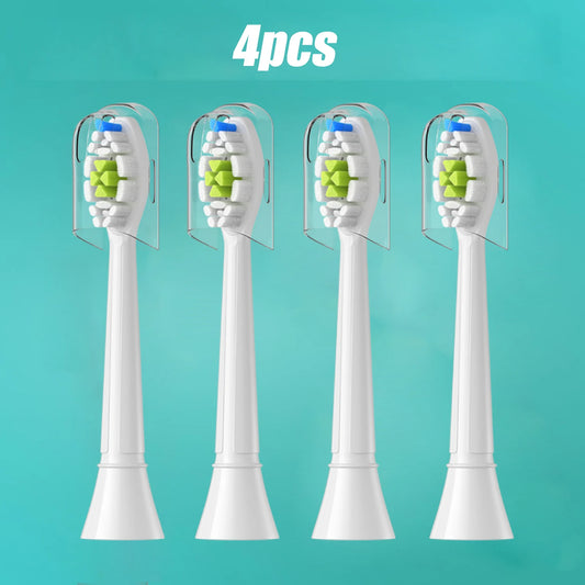 4-20pcs Replacement Toothbrush Heads Compatible with Philips Soft Replacement Electric Brush Head 4100 6500 6100 7500 5
