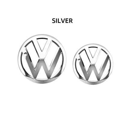 VW Accessories 2pcs for Volkswagen GTI Golf5 MK5 2003-2007 127mm Front Grill Cover 110mm Rear Trunk Lid cover Car Styling Logo