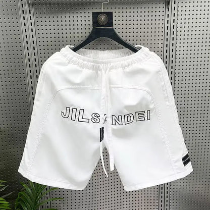 High Quality Men's Shorts Summer Quick Drying Breathable Beach Shorts American Style Trendy Men's Clothing Sports Pants 2025
