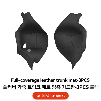 YZ For Tesla Model YL Juniper 2026 Trunk Mat Cover Nappa Leather All Weather Anti-scratch Full Coverage Trunk Liner Accessories