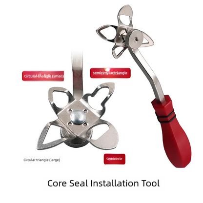 Windshield Locking Strip Install Remover Tool Red Handle Stainless Steel Auto Glass Rubber Seal Disassembly Repair Hand Tool