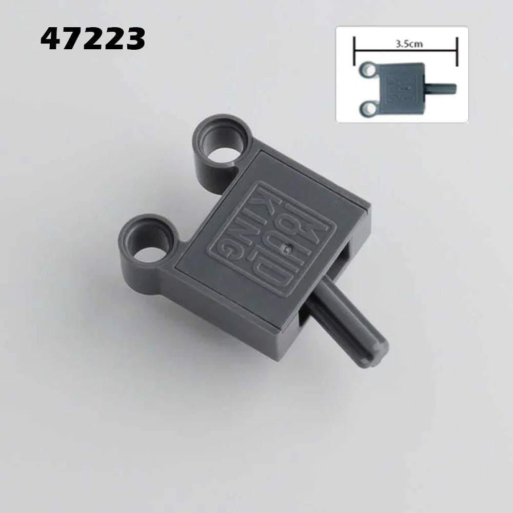 MOC Bricks Technical Parts Pneumatic Pump Small V2 with Reinforced Cylinder Hose Air Power Bricks Compatible With 8800 Blocks