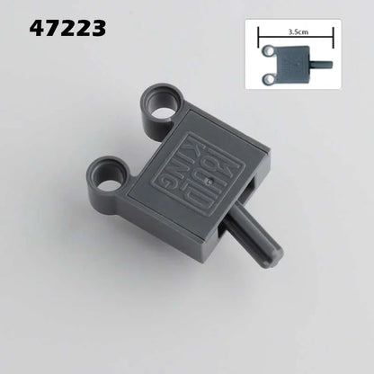 MOC Bricks Technical Parts Pneumatic Pump Small V2 with Reinforced Cylinder Hose Air Power Bricks Compatible With 8800 Blocks