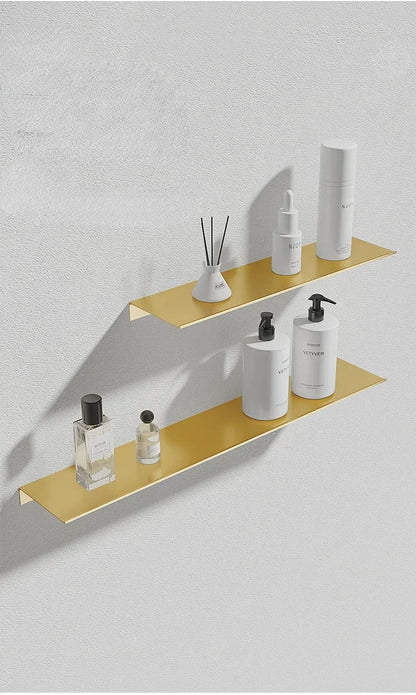 Bathroom Shelf Organizer Wall Mount Shower Shampoo Soap Cosmetic Shelves Kitchen Storage Rack Holder Bathroom Accessories