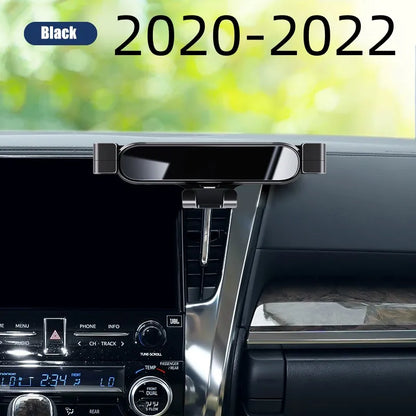 Car Phone Holder For Toyota Alphard 2015 - 2023 ANH30 Styling Bracket GPS Stand Rotatable Support Mobile Accessories