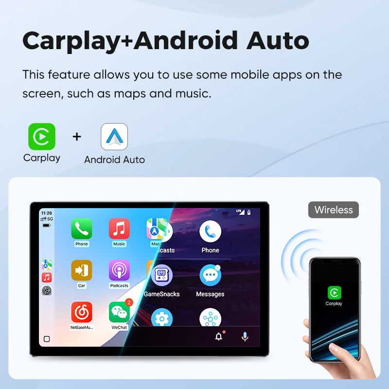Ainavi 13.1 Inch For Toyota Corolla E210 2019 2020 2022 2023 2025 Car Radio Wireless Carplay Android Auto Car Multimedia Player