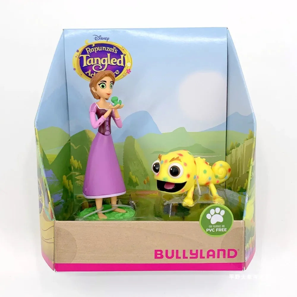 Cartoon Rapunzel Vampire Chameleon Model Toys Bullyland Desktop Decor Collection Ornaments Cartoon Characters Dolls Kid Gift