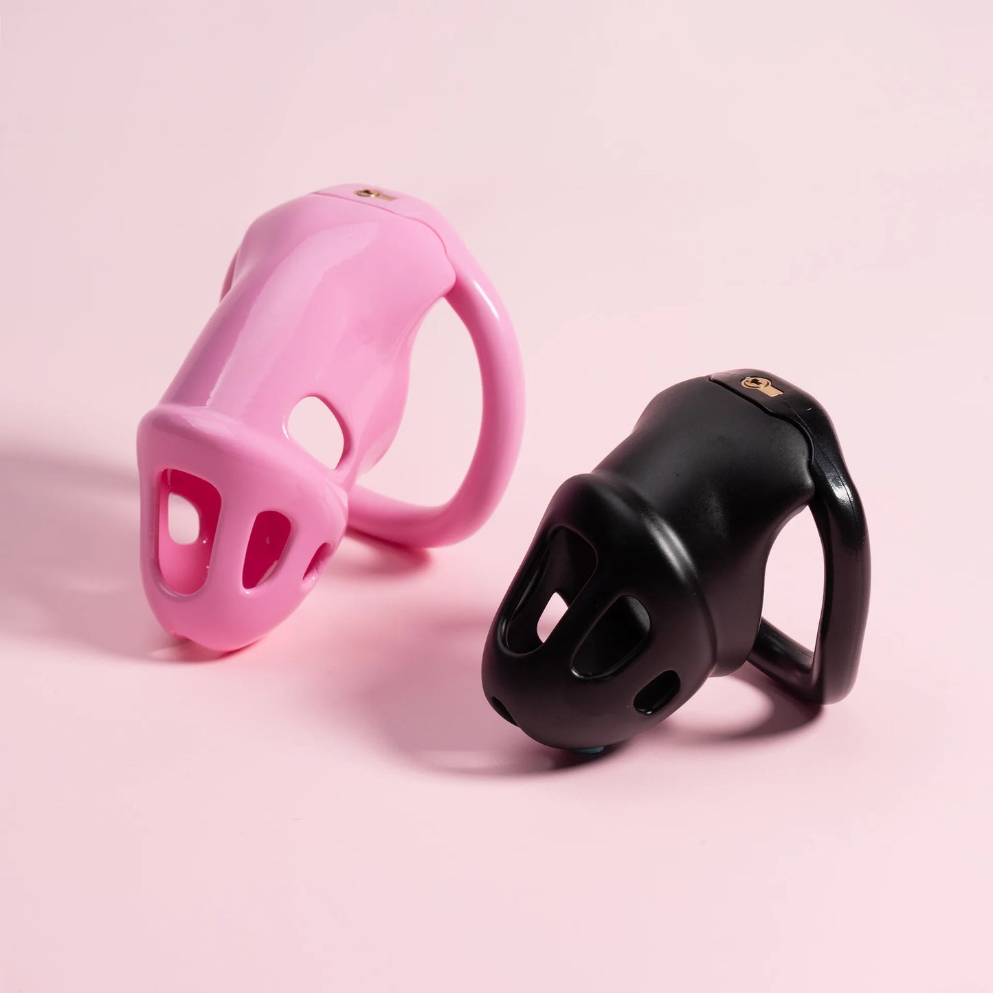 S/L Resin Plastic Male Chastity Device Cock Bondage Cage Penis Lock Sex Toys for Beginner Boy Over 18