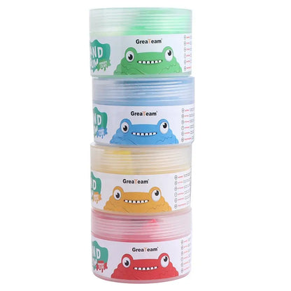 Hand Strength Training Soft Clay Hand Putty Squiz Soft Stretchy Non-Sticky Finger Training Putty 4pcs/set Putty Set