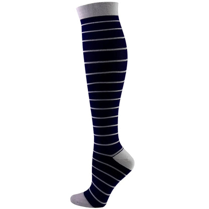 58 Styles Compression Socks 30 Mmhg Heart Star Stripe Socks New Unisex Golfs Tube Thigh Men Outdoor Long Pressure Stockings