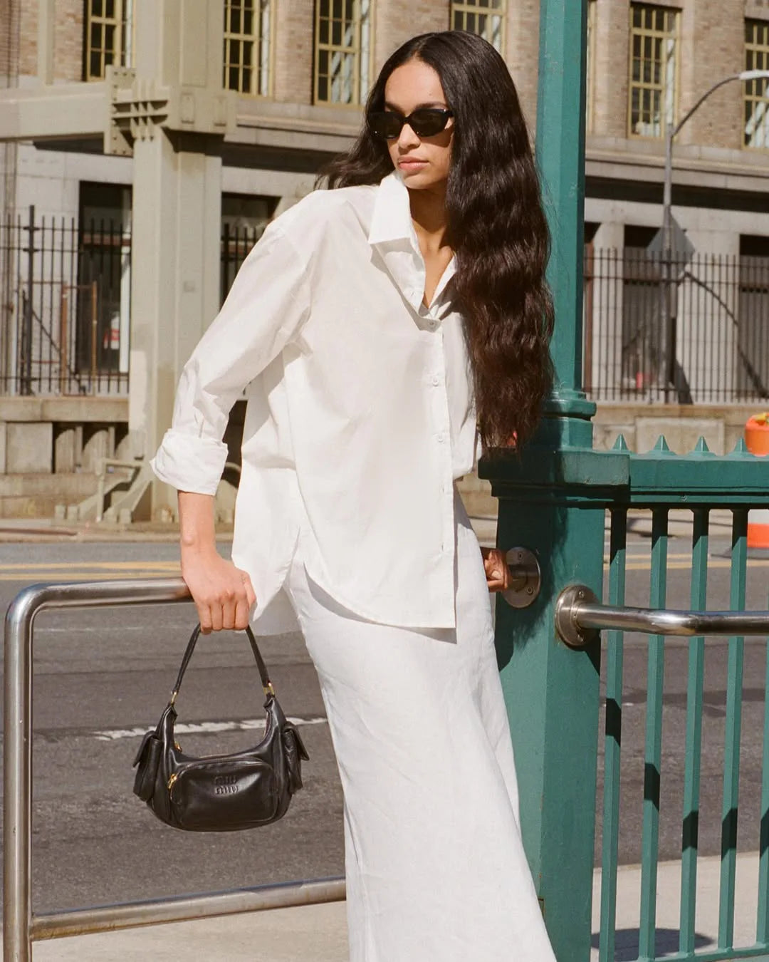 100% Cotton Loose Solid Color Basic Shirt For Women Spring 2026 Elegant Office Ladies Lapel Collared Cardigan Long-Sleeve Shirts