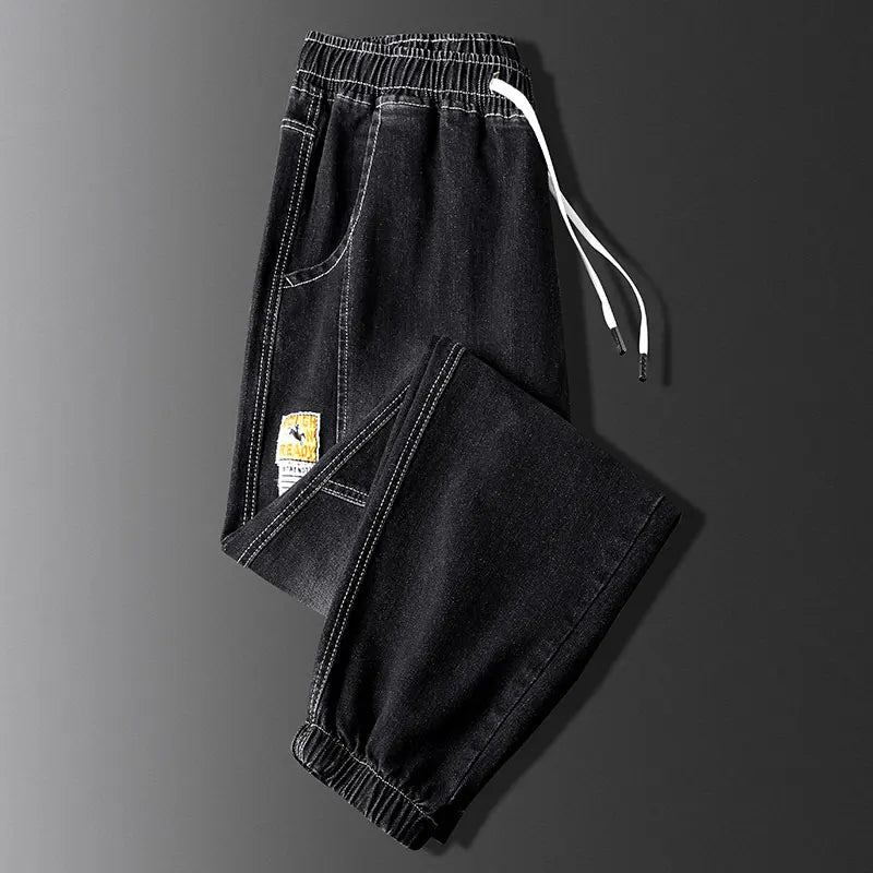 Thickened Fleece Lined Loose Fit Workwear Jeans for Men Casual Harlan Pants Multi Pockets Youth Trend Winter Construction Sit...
