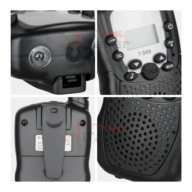 Kids Mini Walki Talki 2Pcs Celular Handheld Transceiver Phone Radio Interphone 3KM Toys Talkie Walkie Birthday Gift for Children