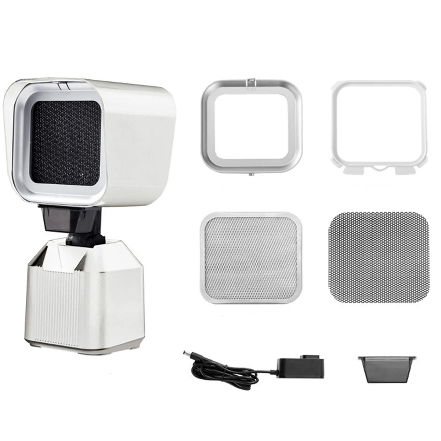 Portable Small Barbecue Range Hood 2 Gears Strong Suction Removable Double Layer Filter Mesh Desktop Kitchen Exhaust Hood Fan