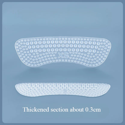 Upgrade Silicone Heel Stickers Heels Grips for Women Men Anti Slip Heel Cushions Non-Slip Inserts Pads Foot Heel Care Protector