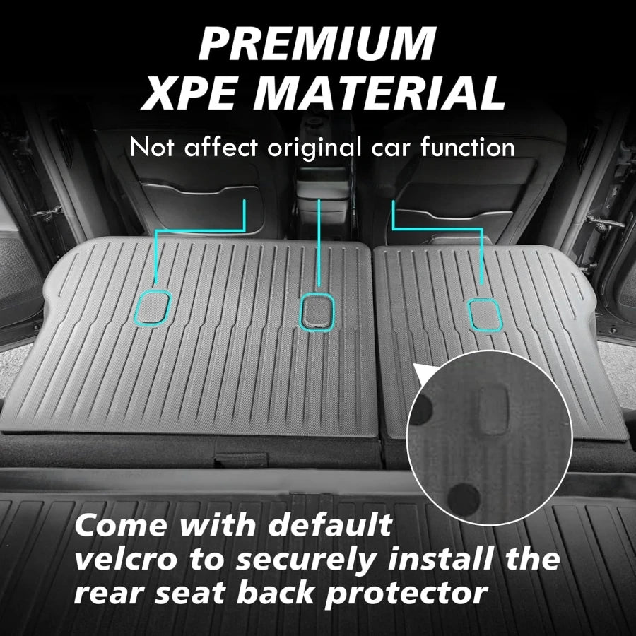 All Weather Trunk Mat For Kia EV6 2022-2024 (All Trims) and 2025 (GT ONLY) XPE Cargo Liner Rear Trunk Mat Odorless Waterproof