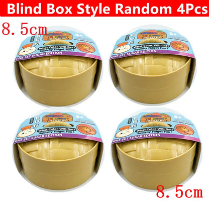 5.5/8.5cm Stress 1-12Pcs Dumpling Squash Toy Dampaline Squishy with Box Dumplings Sensory Squeeze Toy for  Relief Gift Birthday