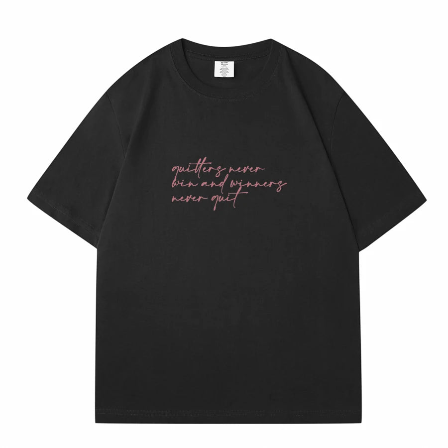 WAVLATII Women New Letter Printed T shirts Female White Casual Cotton Tees Lady Purple Summer Short Sleeve Tops for Young WT2342