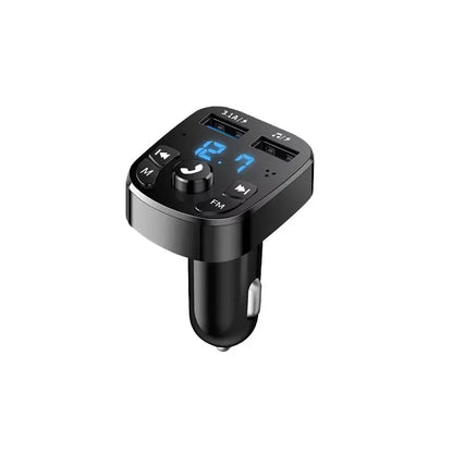 1/2/4/6pcs Bluetooth 5.0 Fm Transmitter Car Mp3 Player Wireless Hands-Free Audio Receiver Car Radio Dual USB Fast Charger