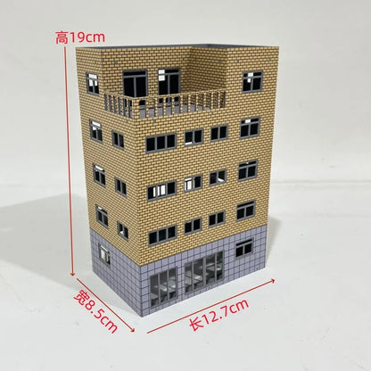 HO Scale 1/87 City Sand Table Train Scene Plastic Assembly Building Model Diy  Toy