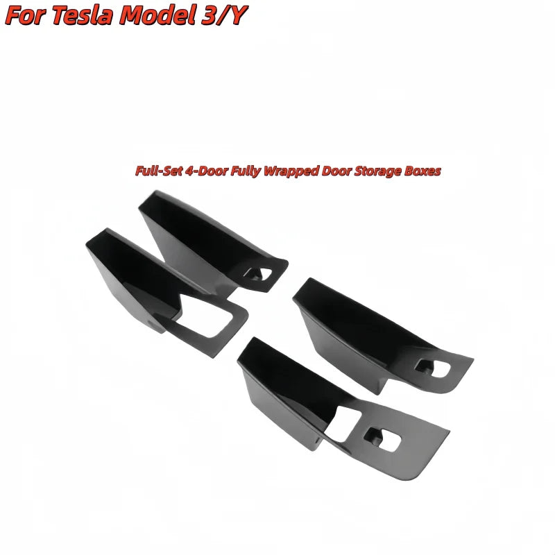For Tesla Model Y Juniper 2025 Door Handle Storage Box Interior Accessories Model 3 Highland Inner Handle Organizer Phone Holder