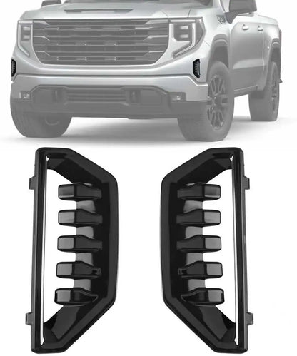 Bumper Grille Cover Air Duct For GMC Sierra 1500 2022-2025  84869628 GM1039287 84869627 Bumper Grille Cover Air Duct Assembly