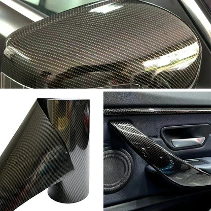 2D-9D Carbon Fiber Wrap Waterproof Car Stickers Vinyl Auto Tuning Motorcycle Stickers Glossy Matte Black Car Adhesive Vinyl Wrap