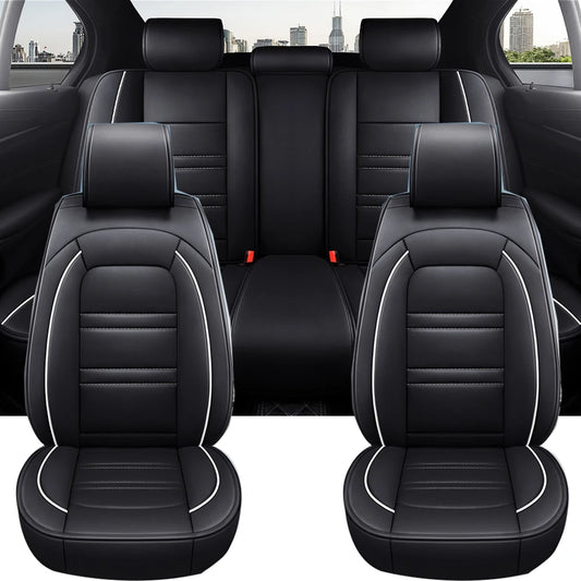 Full Coverage Pu Leather Car Seat Covers for KIA Stinger Cadenza K3 K5 K9 Sportage Ceed Rio Sportage EV5 Car Accessories
