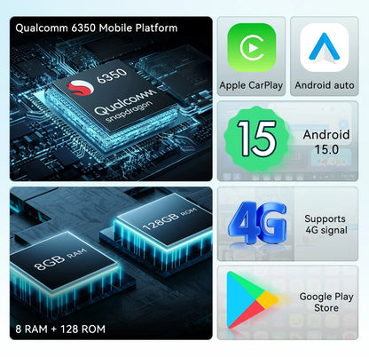 MMB Max Ultra Android 15 TV Box Ultra WiFi6 SM6350 8-Core For Netflix Play Store GPS WiFi/SIM Card Wireless Android Auto CarPlay