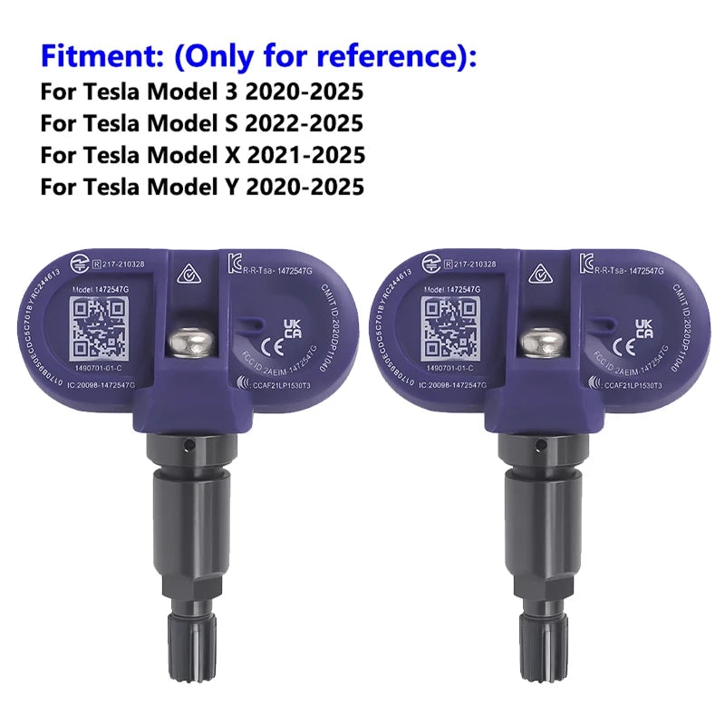 1490701-01-C 1490701-01-B New TPMS Sensor Bluetooth Tire Pressure Sensor For 2020-2025 Tesla Model 3 Y S X 149070101B 149070101C