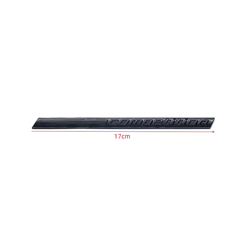 Car Trunk Emblem Badge Sticker Decals 3D ABS Glossy Black COMPETITION Logo Rear For M1 M3 M4 M5 M6 X1M X3M X4M X5M X6M