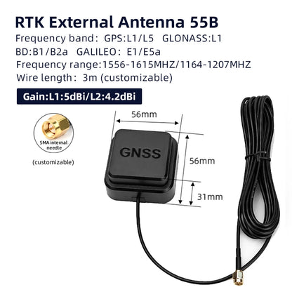HONGXIN High-Precision RTK Antennas, Single and Dual-Band Full-Frequency Antennas, Vehicle-Mounted GPS Antennas