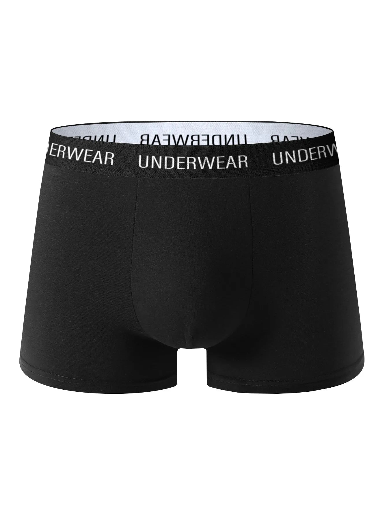 10Pcs High-Quality Men's Underwear Trendy Classic Men's Boxer Briefs Casual Sports Panties Soft Comfortable Breathable Shorts