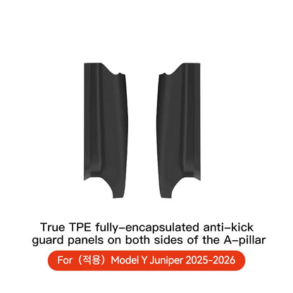 YZ Car Center Console Two Side Panel Anti Kick Pad Protector For Tesla Model 3 Y Highland Juniper 2026 TPE Anti-dirt Protective