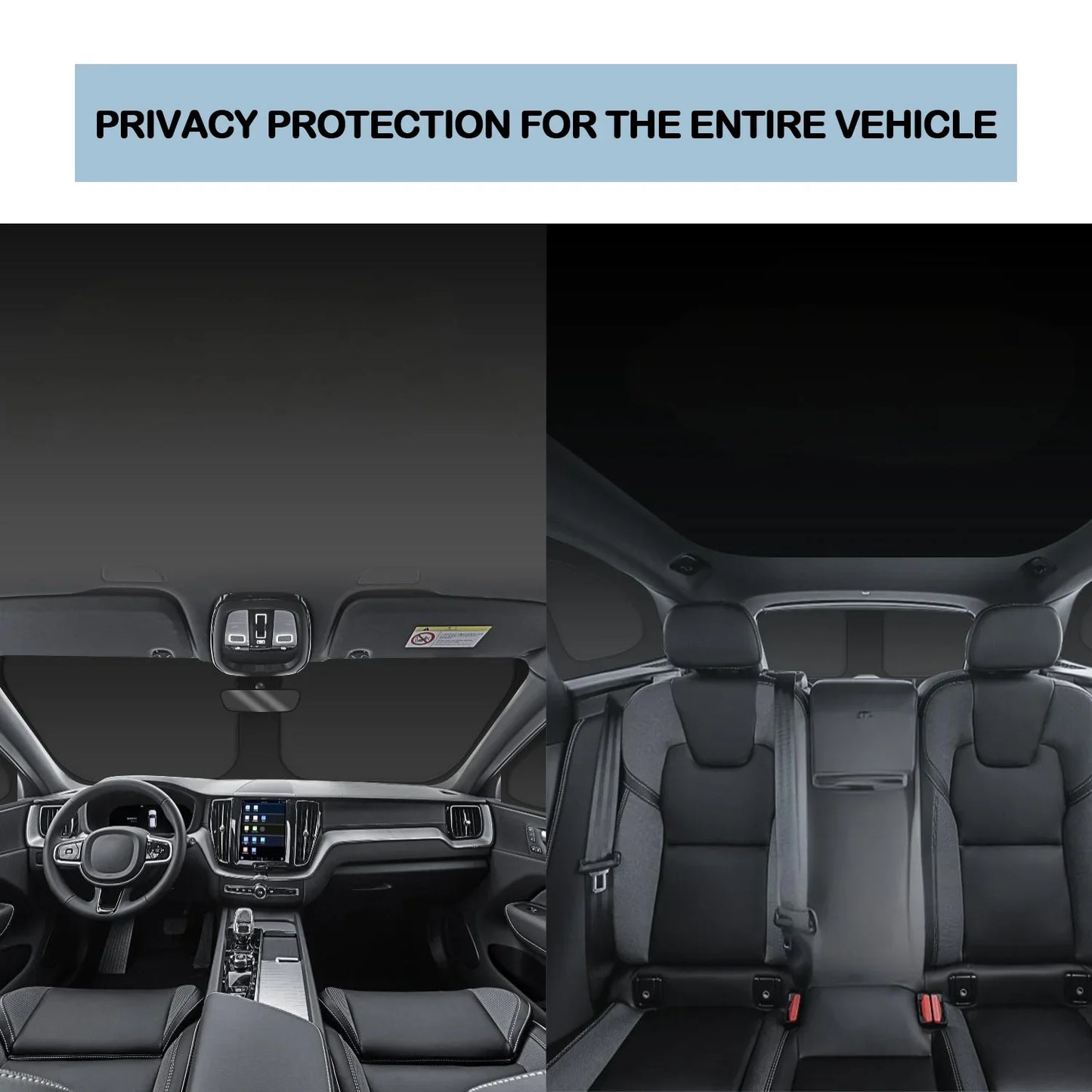 For Dongfeng Eπ 007 2024-2025 Windshield Sun Shade Side Window Shades Cover Sun Visor Shield Privacy Protection